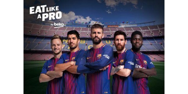 Barcelona trikot Ärmel Reprints Liebe Werbung